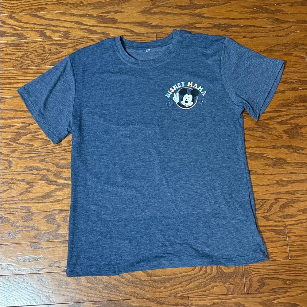 Disney Heather Blue Mickey Mouse Tee